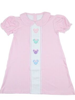 Cecil & Lou Pink Gingham Mouse Ears Dress
